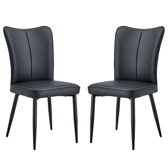 Minimalist Style Minimalist Dining Chairs With Metal Legs Home Essentials