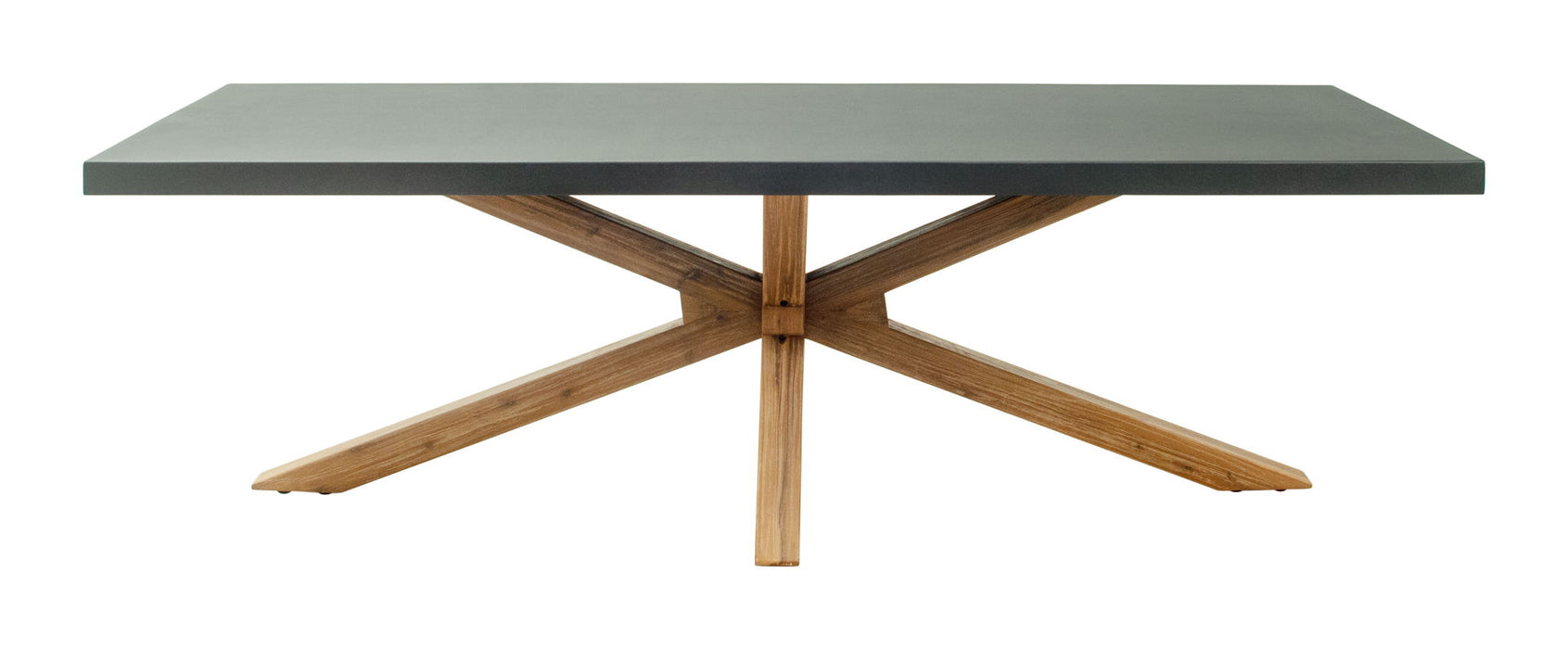 Suan - Outdoor Rectangular Dining Table - Gray Zuo Modern