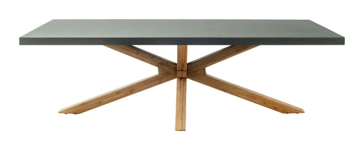 Suan - Outdoor Rectangular Dining Table - Gray Zuo Modern