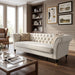 Chesterfield Sofa, 3 Seat Couch With Deep Button Tufted Back, Rolled Arms Home Essentials