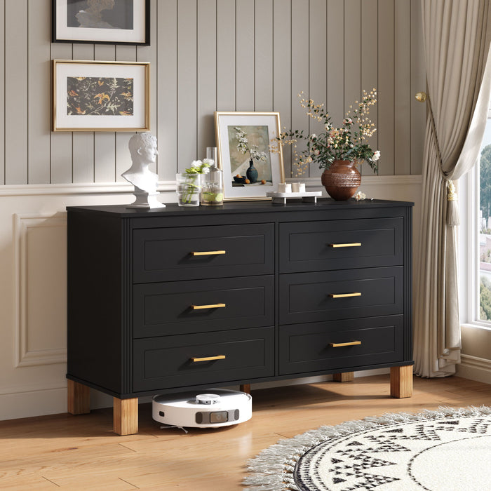 6 Drawer Double Dresser Home Essentials