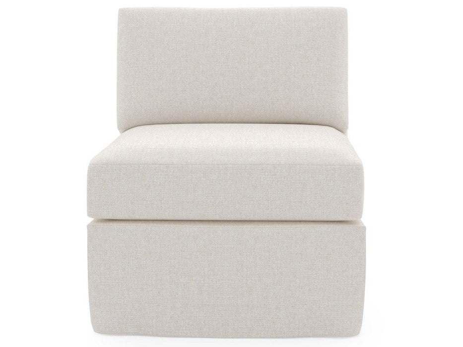 Maxx - Slipcover Armless Chair, Special Order - White