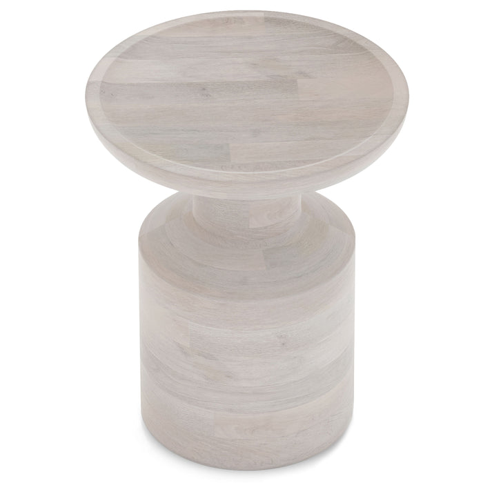 Haynes - Wooden Accent Table - White Wash