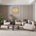Bristol Point - Armless Chaise - Fawn / Saddle Brown Michael Amini