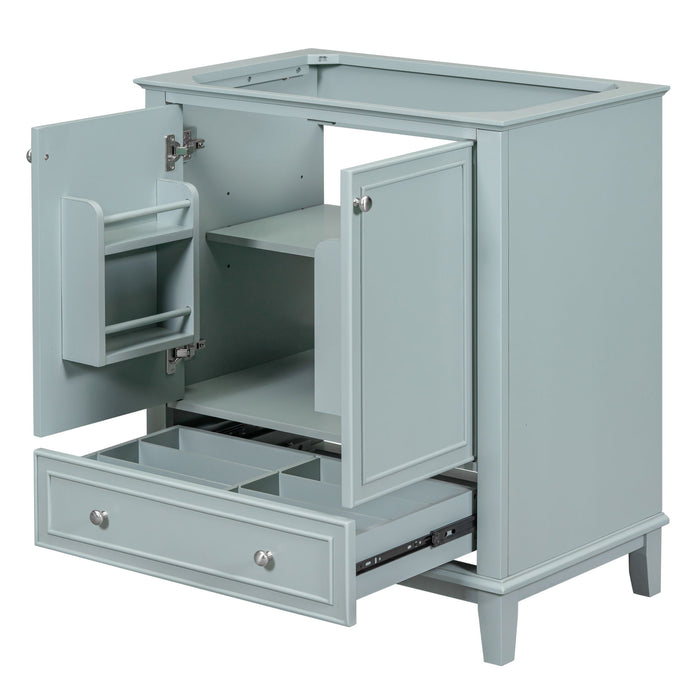 Modern Bathroom Vanity Base Only With Doors And Drawer Hearth and Haven