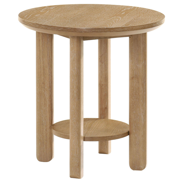 Crispin - 2 Piece Coffee Table Set With Open Shelves Furniture Max