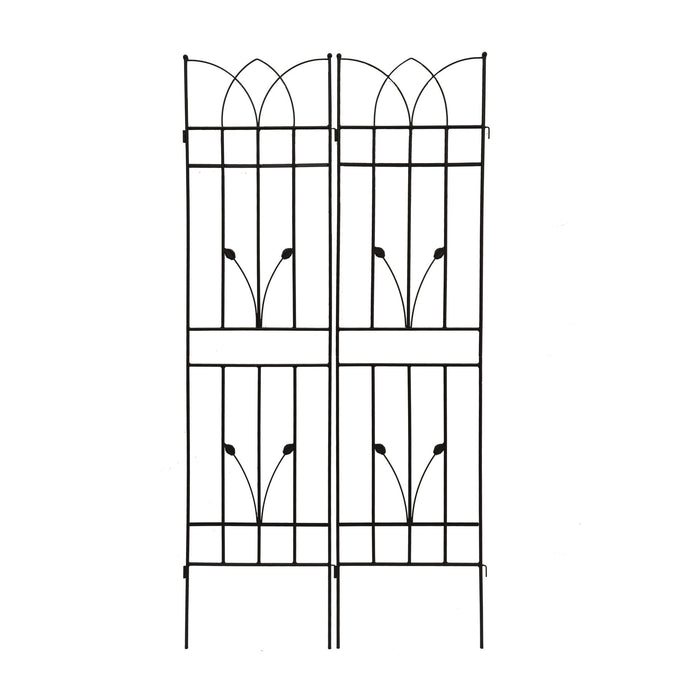 Metal Garden Trellis Rustproof For Climbing Plants Outdoor Flower Support Daily Nest