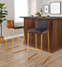 Mason Mara - Contemporary Versatile Desig Fixed Height Barstool (Set of 2) Lumi Source