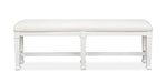 Kingston - Bench - Whisper White And Cerused Nutmeg Magnussen Furniture
