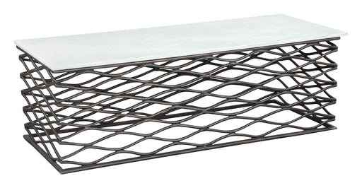 Duchess - Coffee Table - White / Antique Bronze Zuo Modern