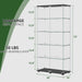 Display Cabinet With Shelf Double Doors And Lock Home Essentials