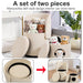 Barrel Chair, Built In Storage, 360° Swivel - Beige Home Essentials