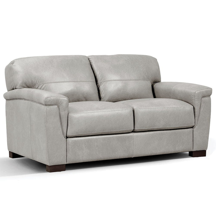Cornelia - Loveseat - Pearl Gray Leather ACME