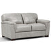 Cornelia - Loveseat - Pearl Gray Leather ACME