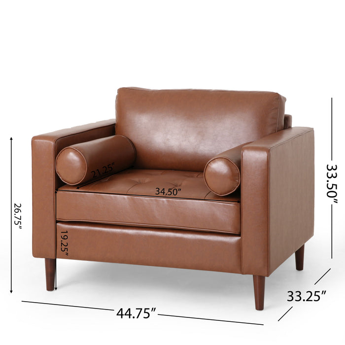 Sophisticated Club Chair With Relaxing Comfor