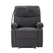 Adjustable Manual Recliner, Ergonomic Lounge Chair With Phone Holder And 2 Cup Holders Home Essentials