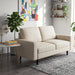 2 Seat Loveseat Sofa, Loose Back Cushion For Living Room US Pride