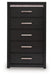 Shoralli - Five Drawer Chest - Black Signature Design by Ashley®