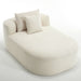 Oversized Chaise Lounge Sofa Bed With Deep Seat And Soft Pillows Home Essentials