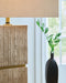 Laddner - Poly Table Lamp - Beige Signature Design by Ashley®
