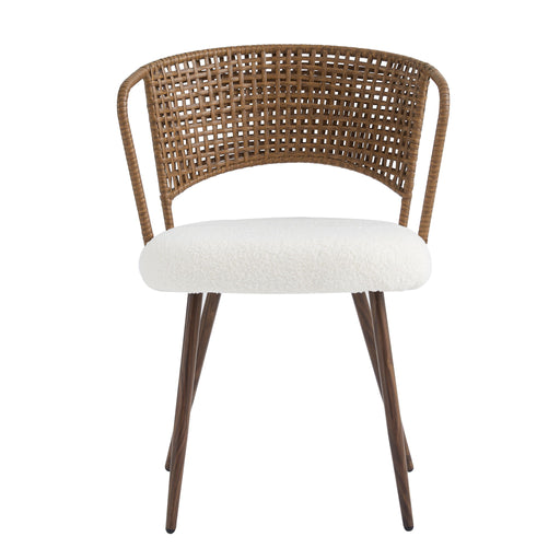 Farmhouse Style Wicker Dining Chair Home Essentials
