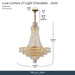 Michael Amini Lighting - Luxe Lumiere 21-Light Crystal Chandelier - Gold Michael Amini