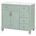 Modern Bathroom Vanity With Sink, 3 Drawers & 2 Doors Hearth and Haven
