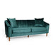 Contemporary 3 Seater Sofa With Accents Noble House
