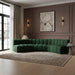 Arc - Boucle Fabric 5 Piece U-Shaped Modular Sofa Meridian Furniture