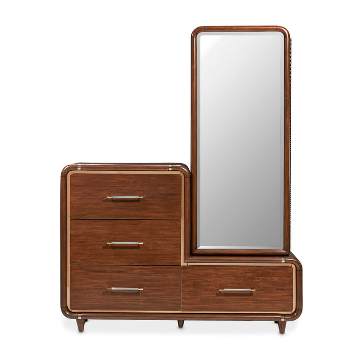Mason Park - Chest With Storage Mirror - Umber