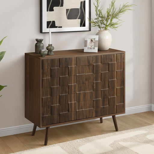 Accent Chest, Storage Cabinet With Adjustable Shelf - Walnut 8th Street