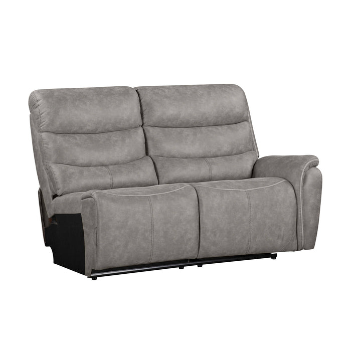 Kamari - RAF Loveseat With One Recliner - Gray