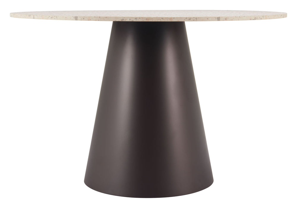 Jorf - Dining Table - Beige / Bronze Zuo Modern