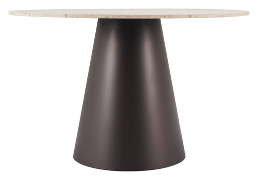 Jorf - Dining Table - Beige / Bronze Zuo Modern