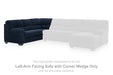 SimpleJoy - LAF Sofa With Corner Wedge - Navy Signature Design by Ashley®