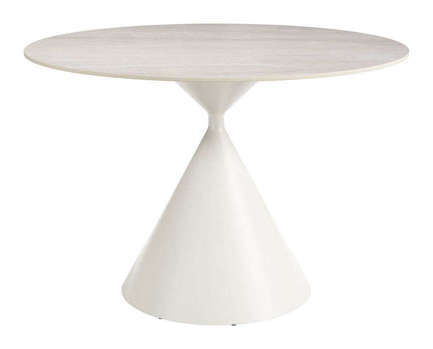 Plinn - Dining Table - Light Beige / White Zuo Modern
