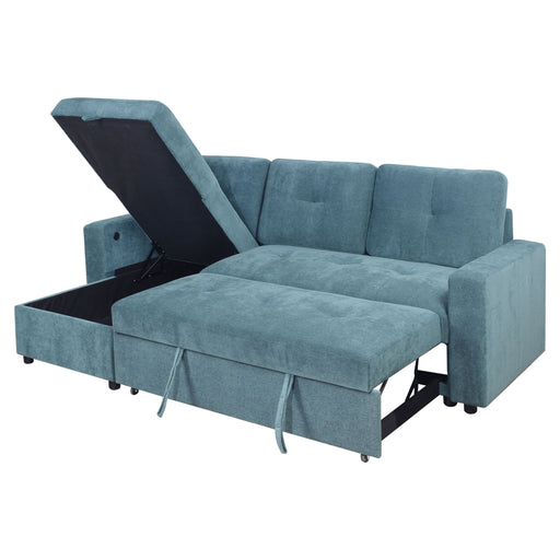Greer - 2 Pieces LAF Sofa/Chaise - Green New Classic
