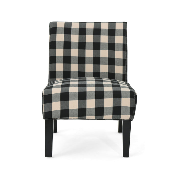 Accent Chair - Black White
