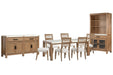 Plum Creek - 9 Piece Rectangular Dining Table Set Magnussen Furniture