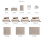 Silvia - Dresser - Pearl Silver Status Italy