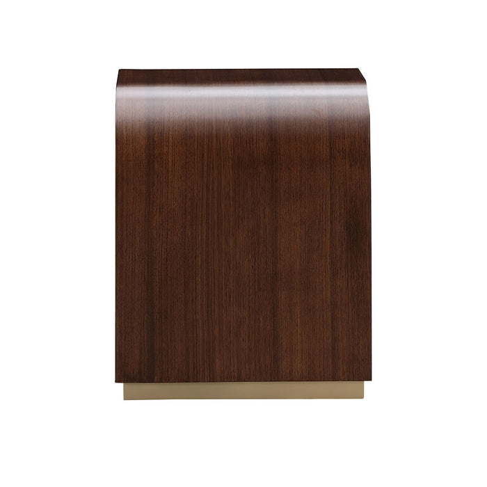 Houston - End Table - Walnut Michael Amini
