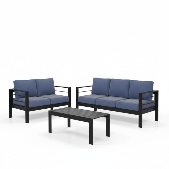 Outdoor Patio Set, All-Weather With Thick Cushions