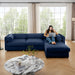 Contemporary Elegant Sofa With Storage And Ottoman Home Essentials
