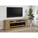 Nevada - Fireplace TV Stand With Flame Visualizer - Brown Furniture Max