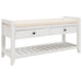 Multipurpose Entryway Shoe Rack With Cushioned Seat And Drawers Hearth and Haven