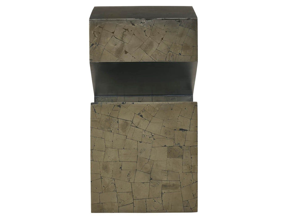 Modern - Pyrite Side Table - Bronze / Dark Gray