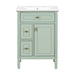 Bathroom Vanity With Sink, Flip Drawer, 2 Drawers, Adjustable Shelf Hearth and Haven