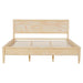 Classic Platform Bed Frame With Panel Headboard Artistry At Home