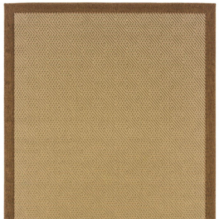 7' X 10' Indoor & Outdoor Area Rug - Beige