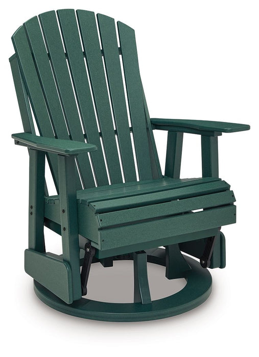 Shell Beach - Swivel Glider Chair - Green Signature Design by Ashley®